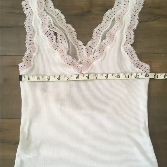 SOLD Free People Ribbed Lace Tank - Picture 7 of 9